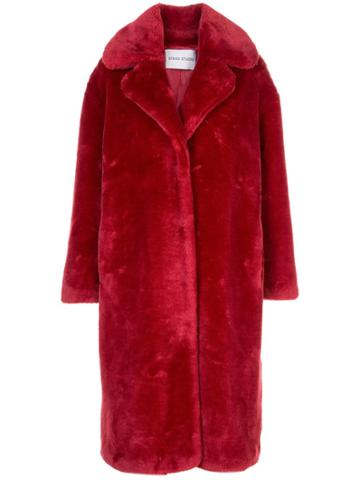 Stand Studio Textured Furry Coat