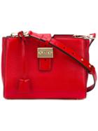 Michael Michael Kors - Padlock Square Shoulder Bag - Women - Leather - One Size, Women's, Red, Leather