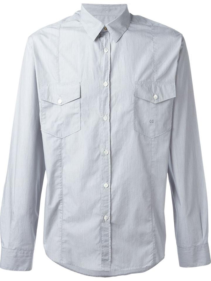 Golden Goose Deluxe Brand Micro Stripe Print Shirt