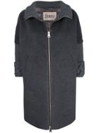 Herno Oversized Coat - Grey