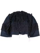Comme Des Garçons Pre-owned Ruffled Jacket - Blue