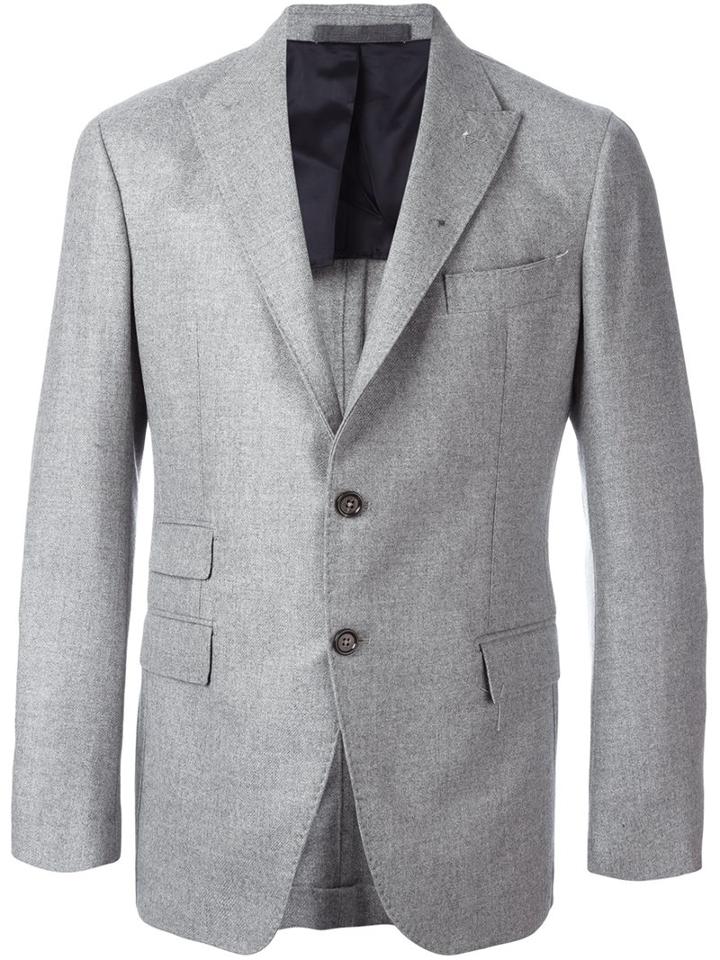 Eleventy Ticket Pocket Blazer