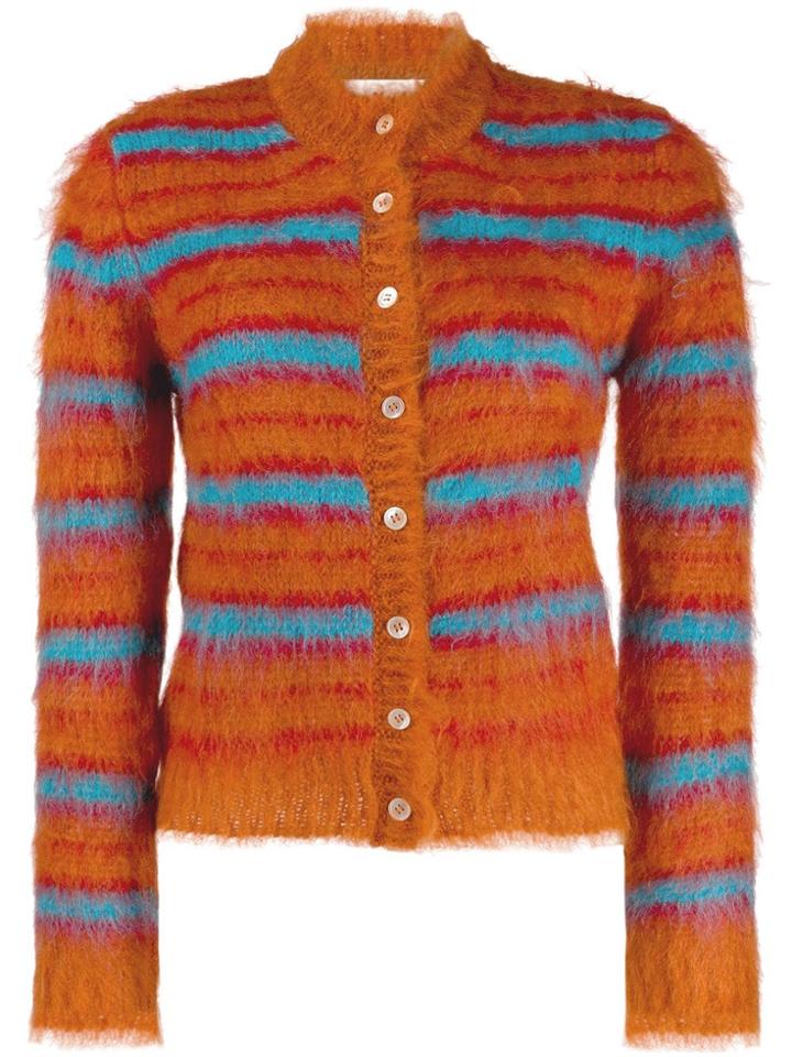 Marni Striped Cardigan - Orange