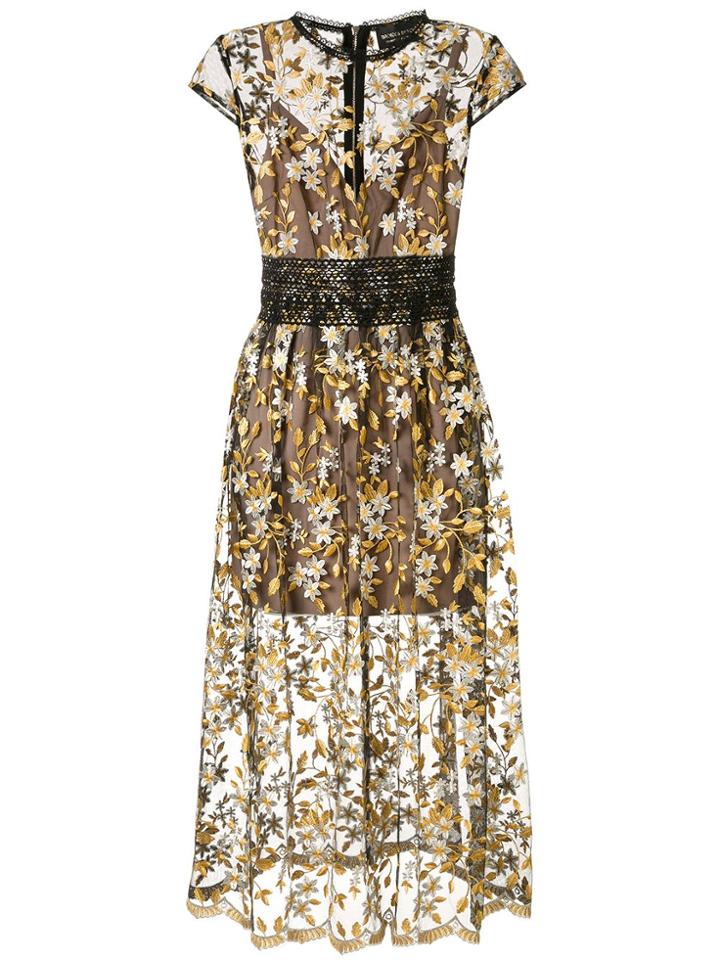 Bronx And Banco Gloria Midi Dress - Yellow