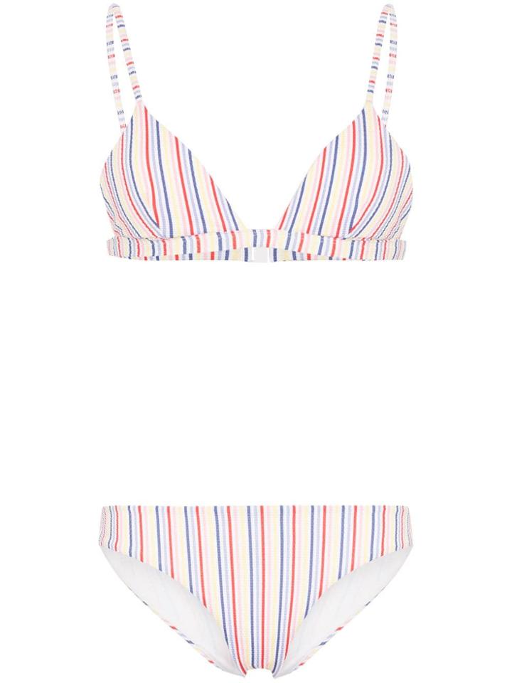 Onia Striped Triangle Bikini - 960 Multicoloured