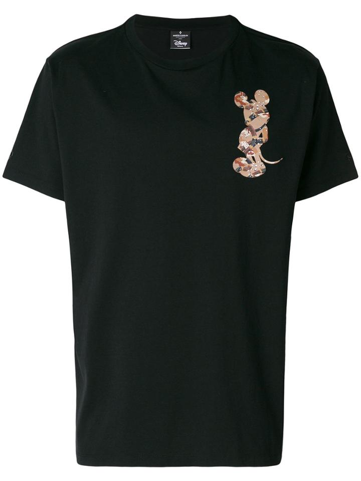 Marcelo Burlon County Of Milan Mickey Mouse Camouflage T-shirt - Black