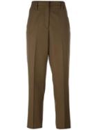 Golden Goose Deluxe Brand Tailored Trousers, Women's, Size: Xs, Green, Cupro/viscose/polyester/virgin Wool