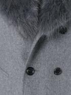Thom Browne Off-centre Peaked Lapel Coat