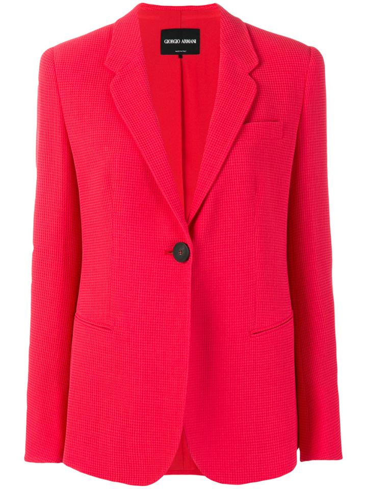Giorgio Armani Classic Blazer - Pink & Purple
