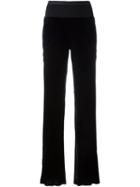 Rick Owens Bias-cut Palazzo Pants, Women's, Size: 44, Black, Silk/cotton/polyamide/viscose