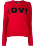 Love Moschino Love Knit Jumper - Red