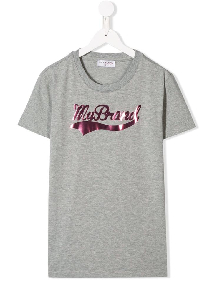 My Brand Kids Logo T-shirt - Grey