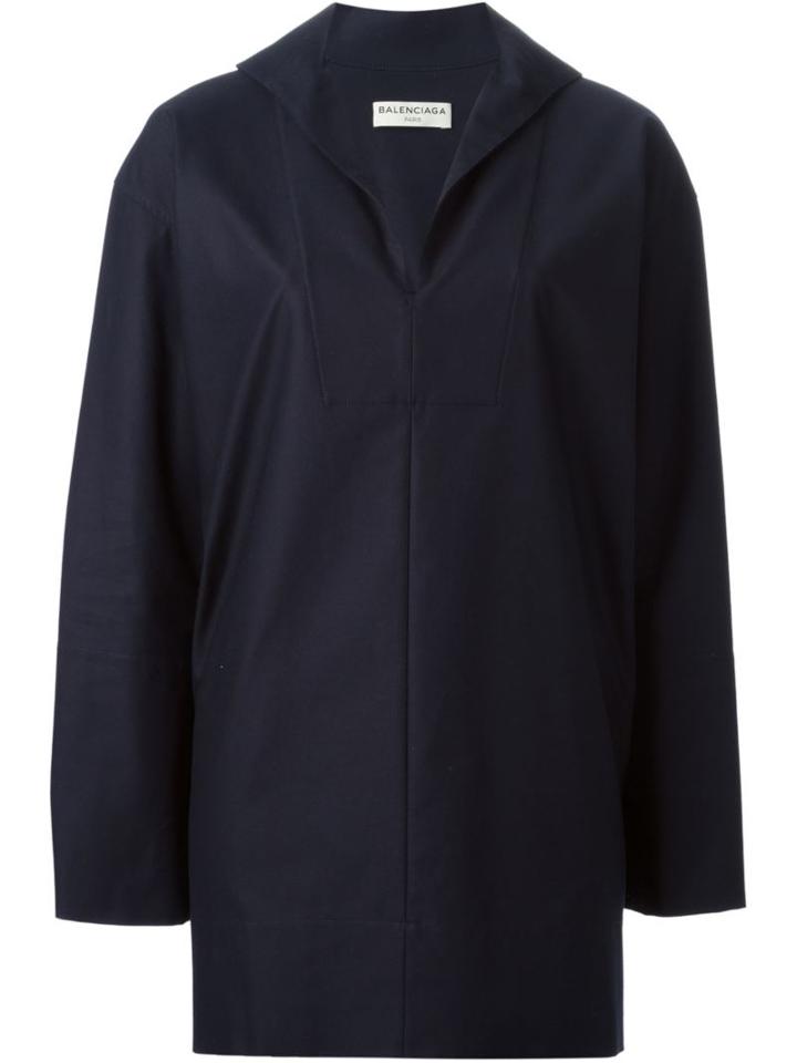 Balenciaga Long Sleeve Shirt Dress