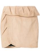 Iro Studded Wrap Skirt - Nude & Neutrals