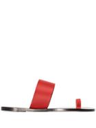 Atp Atelier Toe Strap Sandals - Red