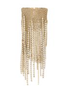 Lanvin Crystal Chain Fringe Bracelet - Nude & Neutrals