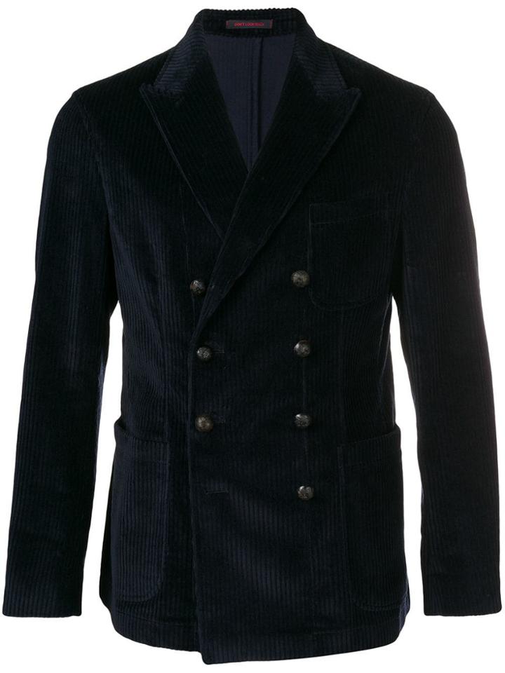 The Gigi Ziggy Corduroy Blazer - Blue