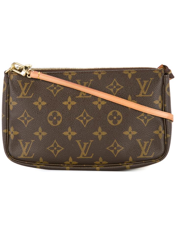 Louis Vuitton Vintage Monogram Clutch - Brown