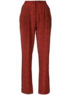 Philosophy Di Lorenzo Serafini High Waisted Trousers - Red