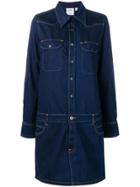 Calvin Klein Jeans Est. 1978 Midi Denim Shirt Dress - Blue