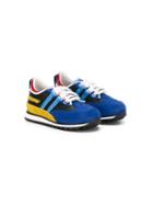 Dsquared2 Kids Striped Sneakers, Boy's, Size: 19, White