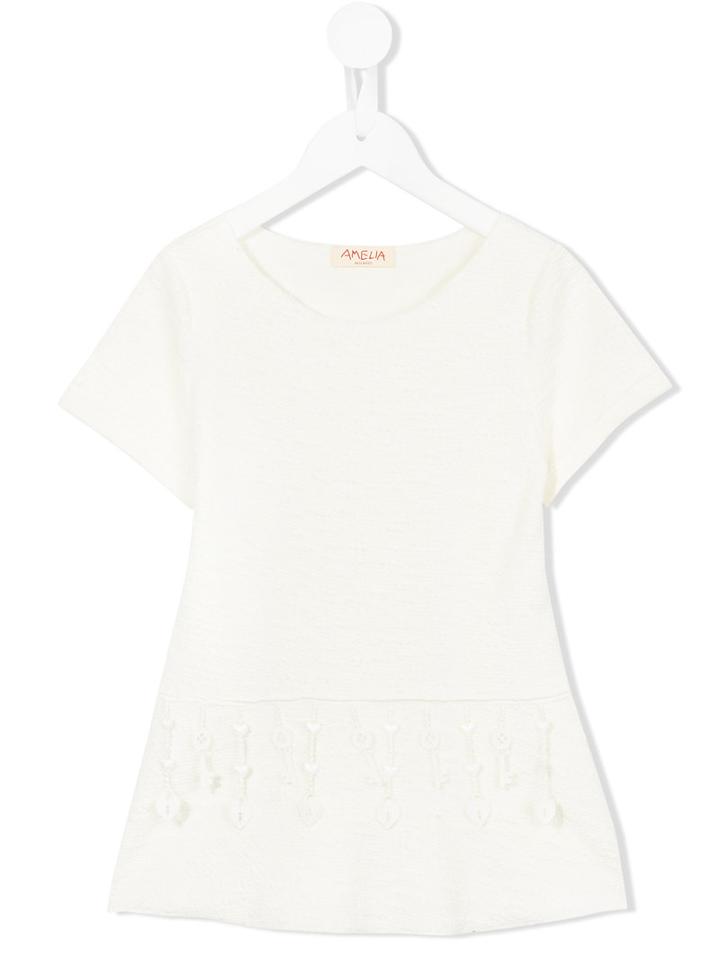 Amelia Milano May T-shirt, Girl's, Size: 6 Yrs, White