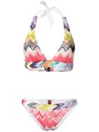 Missoni Zig Zag Bikini, Women's, Size: 42, Viscose/nylon/spandex/elastane