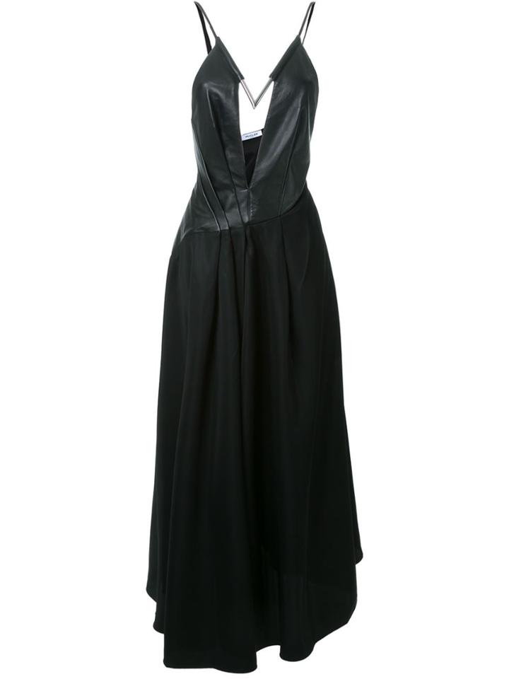 Mugler Backless Gown - Black