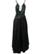 Mugler Backless Gown - Black