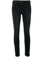 3x1 Distressed Skinny Jeans - Black