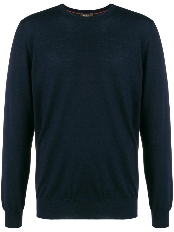 Loro Piana Round Neck Jumper - Blue
