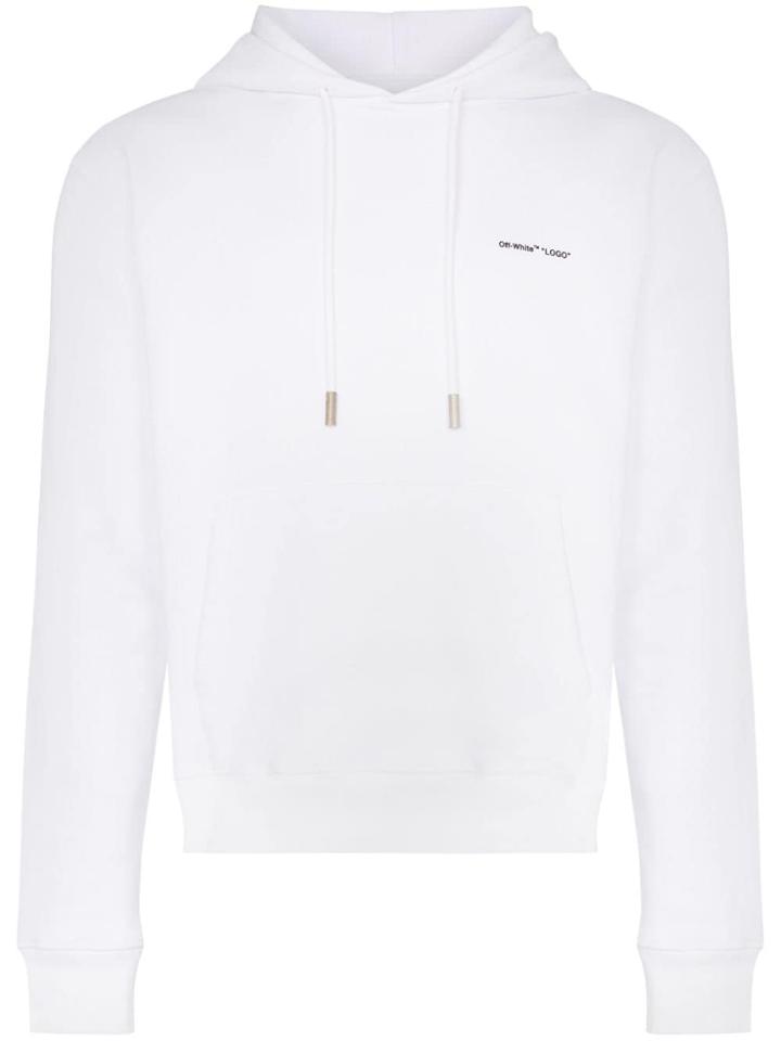 Off-white Logo Print Cotton Hoodie