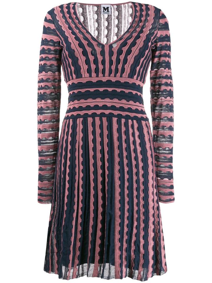M Missoni Knitted Midi Dress - Blue