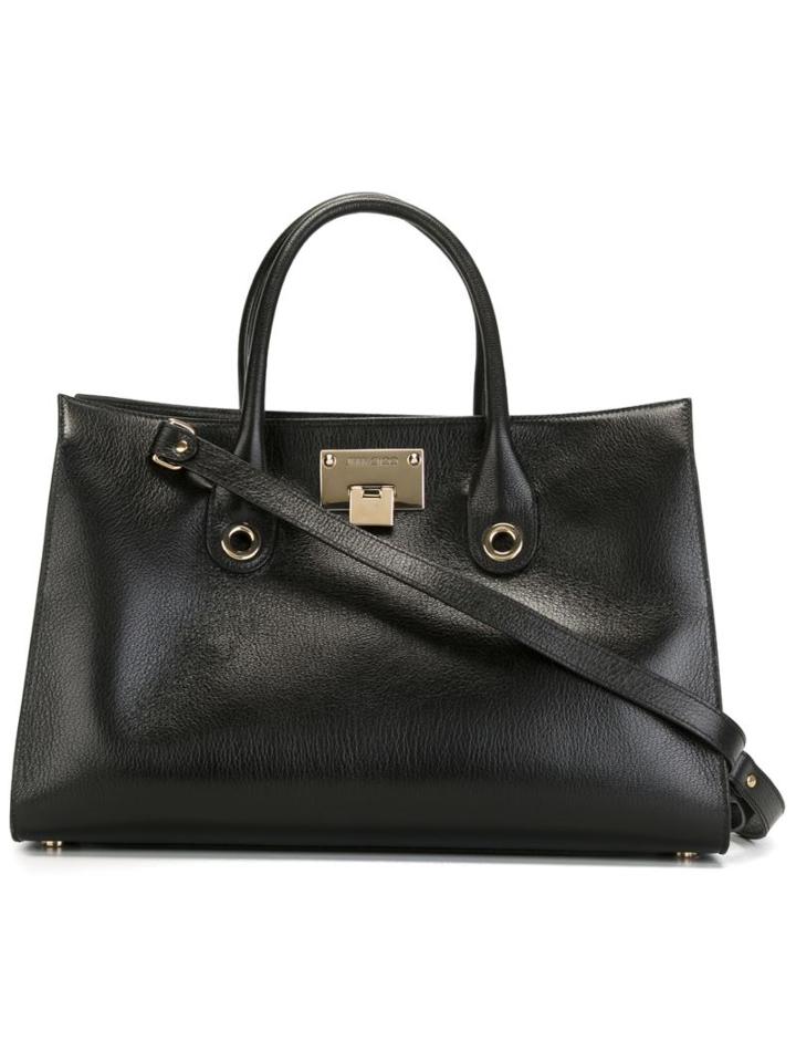 Jimmy Choo - Riley Tote - Women - Goat Skin - One Size, Black, Goat Skin