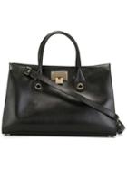 Jimmy Choo - Riley Tote - Women - Goat Skin - One Size, Black, Goat Skin