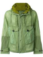 Ten C Hooded Lightweight Jacket - Green