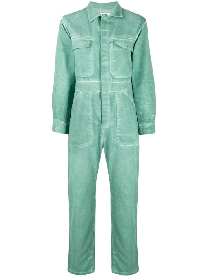 Roseanna Denim Jumpsuit - Green