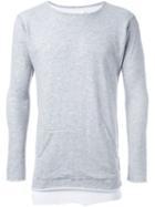 Greg Lauren Pouch Pocket Sweatshirt