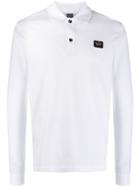Paul & Shark Long-sleeved Polo Shirt - White