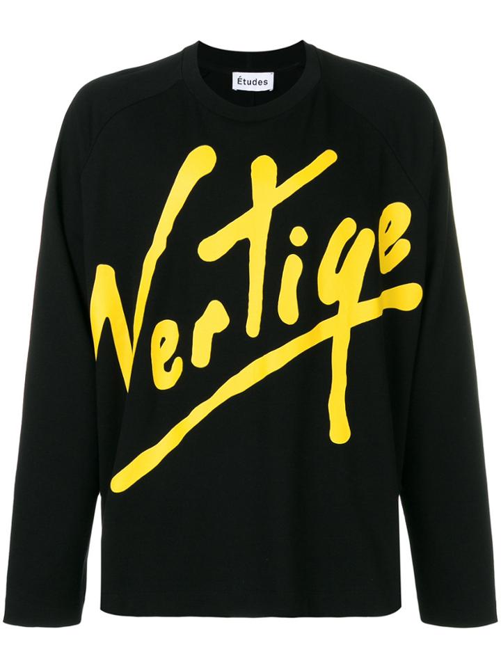 Études Desert Ls Vertige T-shirt - Black