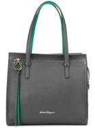 Salvatore Ferragamo Square Tote, Women's, Grey