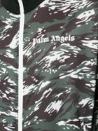 Palm Angels Camouflage Track Jacket - Green