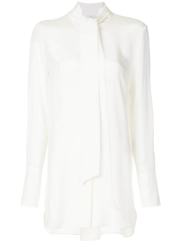 Layeur Pussy Bow Blouse - White