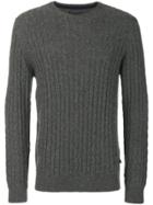 Barbour Cable Knit Jumper - Grey