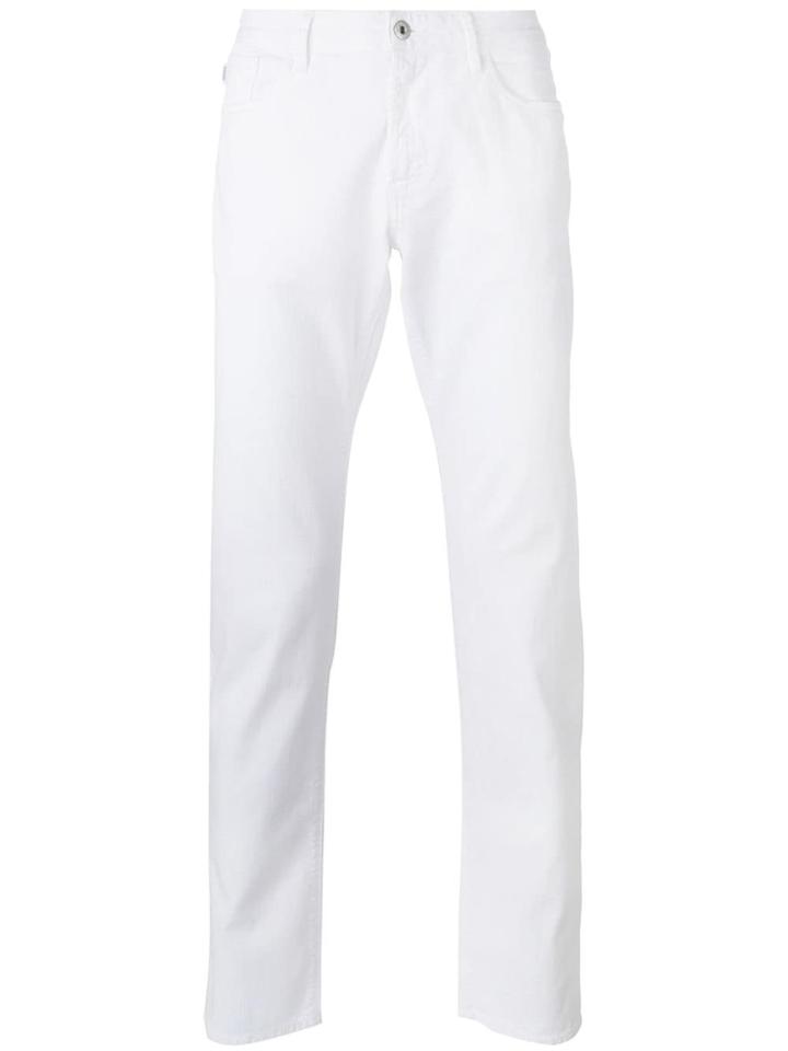 Armani Jeans Straight Jeans - White