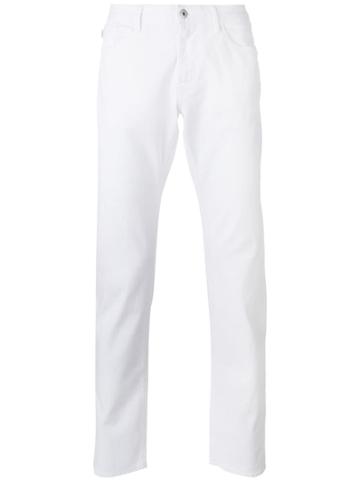 Armani Jeans Straight Jeans - White