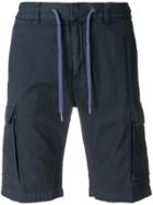 Canali Elasticated Drawstring Shorts - Blue
