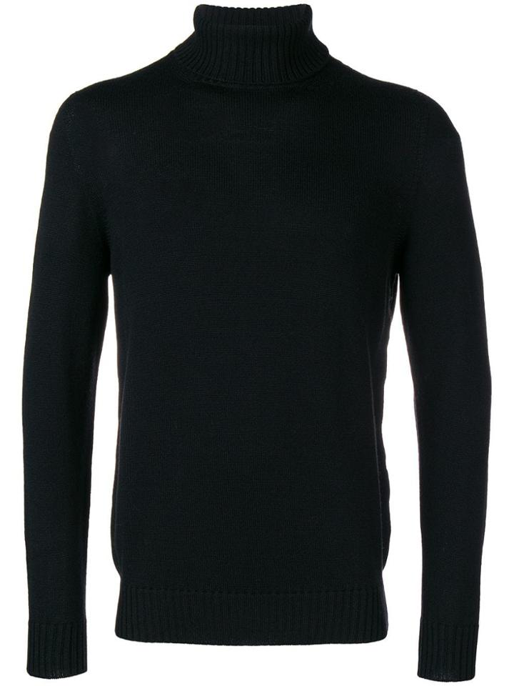 Drumohr Rollneck Jumper - Black