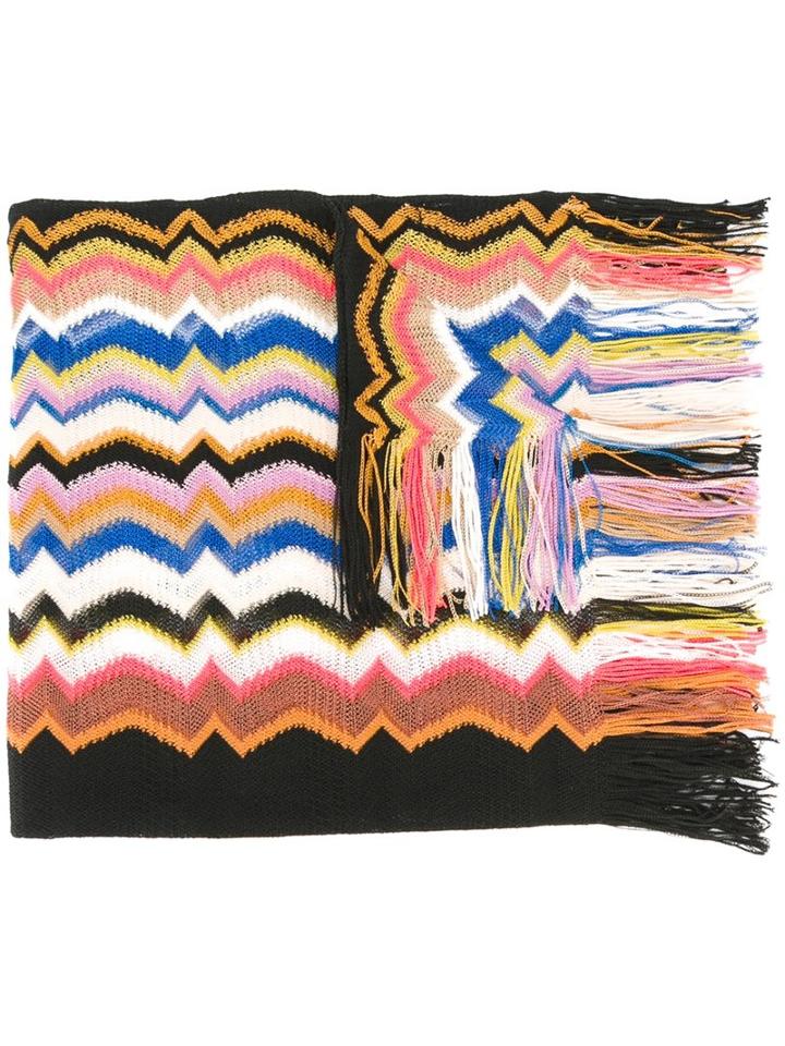 Missoni Zig-zag Patten Scarf, Women's, Acrylic/viscose/wool