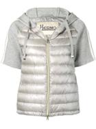 Herno Short Sleeved Padded Jacket - Grey